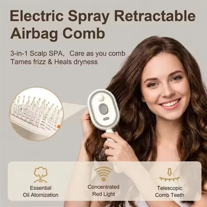 3-in-1 Electric Mist Massage Hair Comb