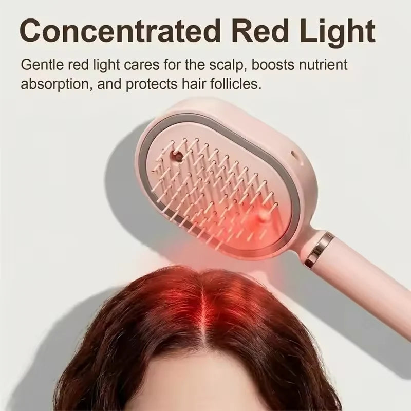 3-in-1 Electric Mist Massage Hair Comb